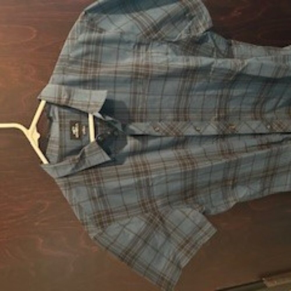 mens short sleeve casual button down shirt